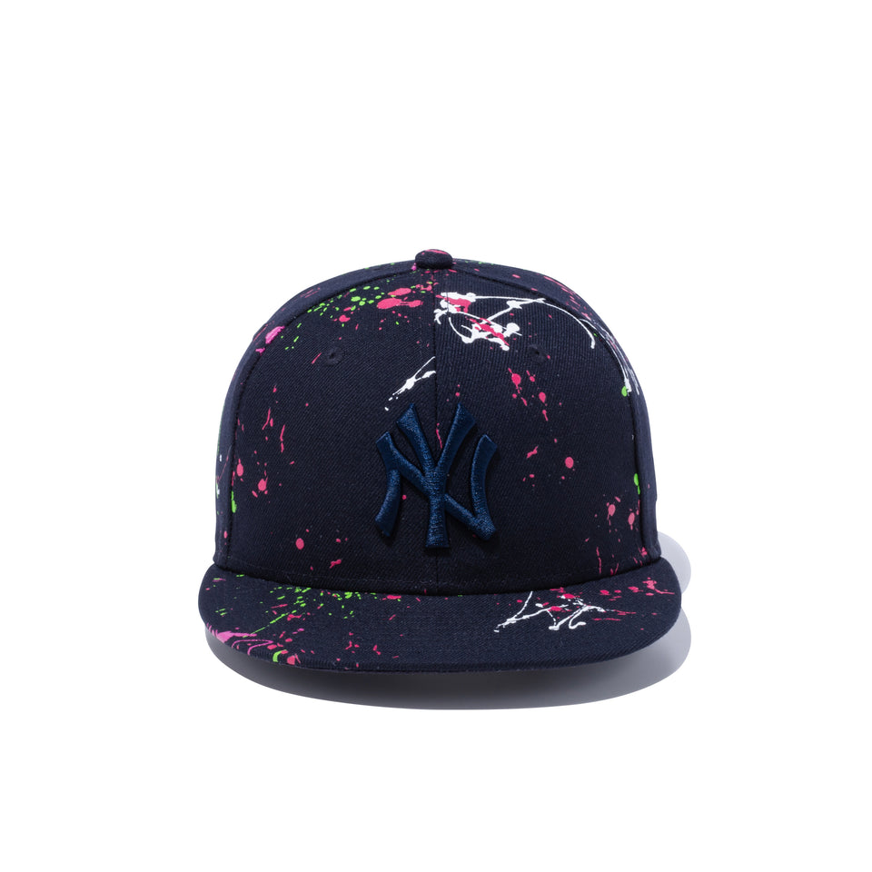 Youth 9FIFTY スプラッシュペイント ニューヨーク・ヤンキース ネイビー × ミッドナイトネイビー