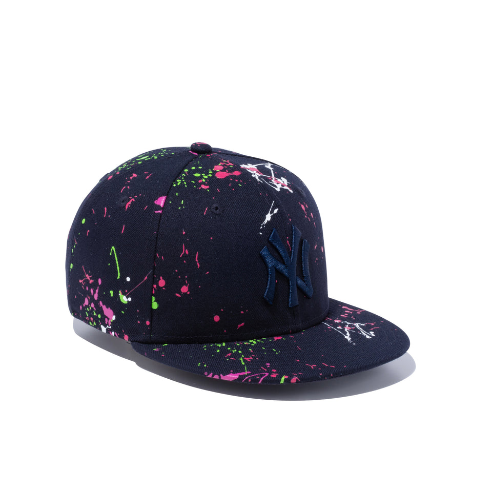 Youth 9FIFTY スプラッシュペイント ニューヨーク・ヤンキース ネイビー × ミッドナイトネイビー