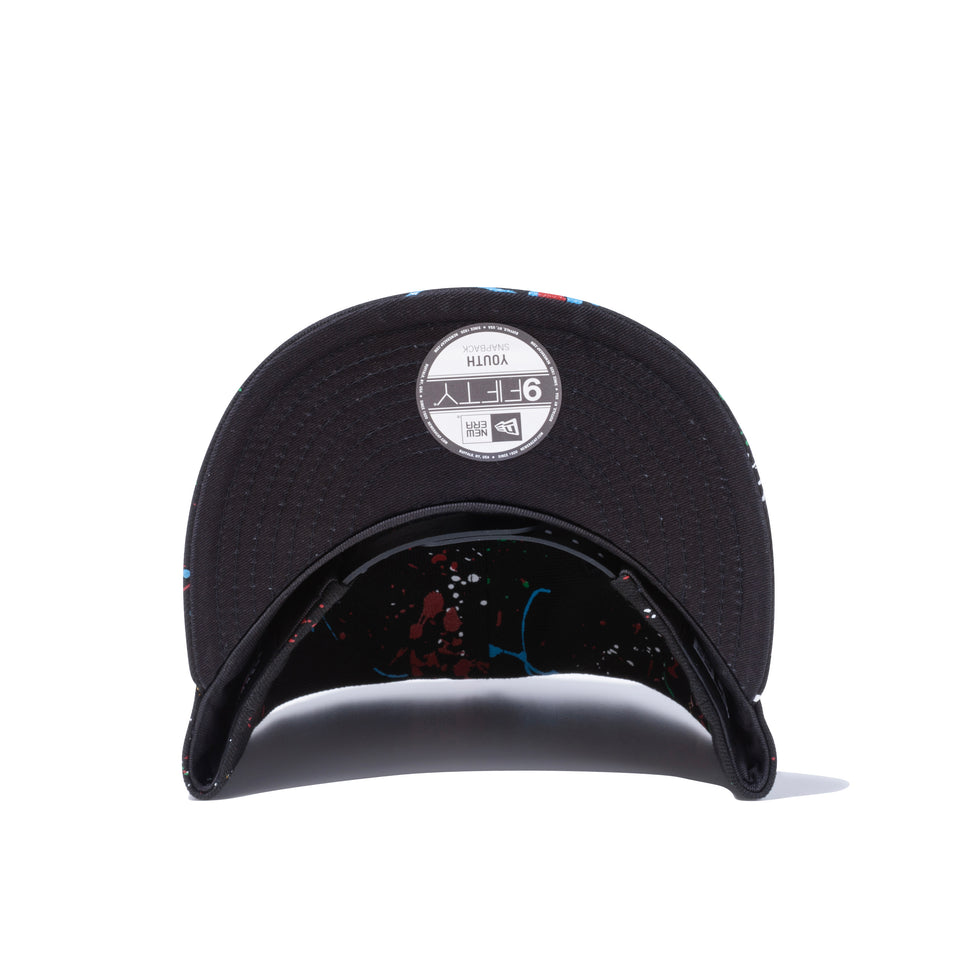 Youth 9FIFTY スプラッシュペイント ニューヨーク・ヤンキース ブラック × ブラック