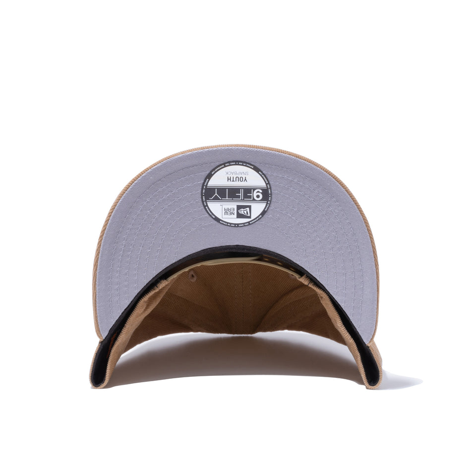 Youth 9FIFTY ニューヨーク・ヤンキース マイクロコーデュロイ ベージュ