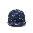 Youth 9FIFTY ダイナソー インディゴデニム オールオーバープリント
