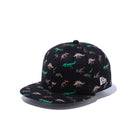 Youth 9FIFTY ダイナソー ブラック オールオーバープリント