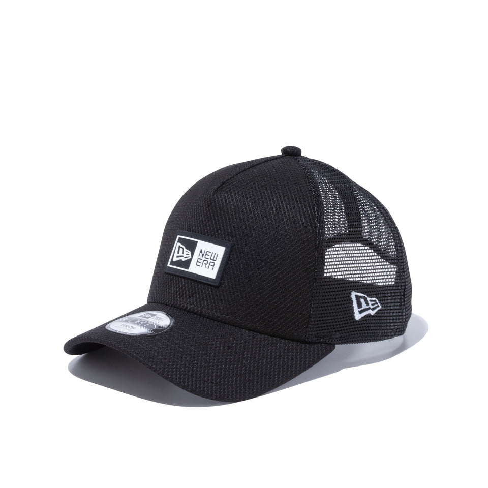 Youth 9FORTY A-Frame トラッカー ラバーロゴ ボックスロゴ ブラック | NEW ERA ニューエラ公式オンラインストア