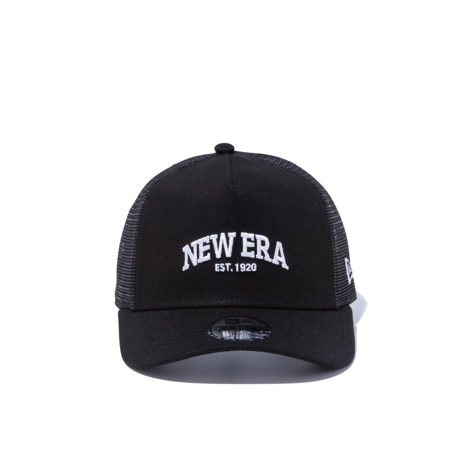 Youth 9FORTY トラッカー ダックキャンバス アーチロゴ ブラック