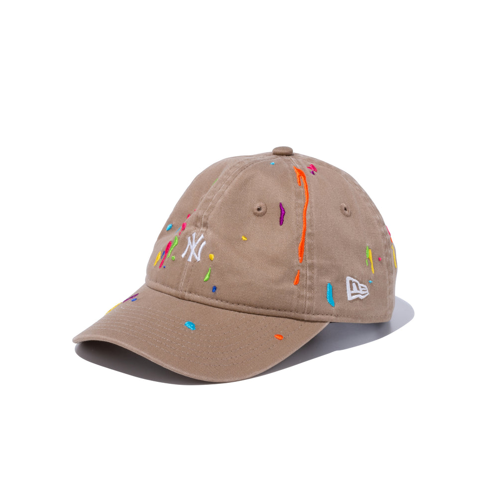 Youth 9TWENTY ニューヨーク・ヤンキース スプラッシュエンブロイダリー ミニロゴ カーキ