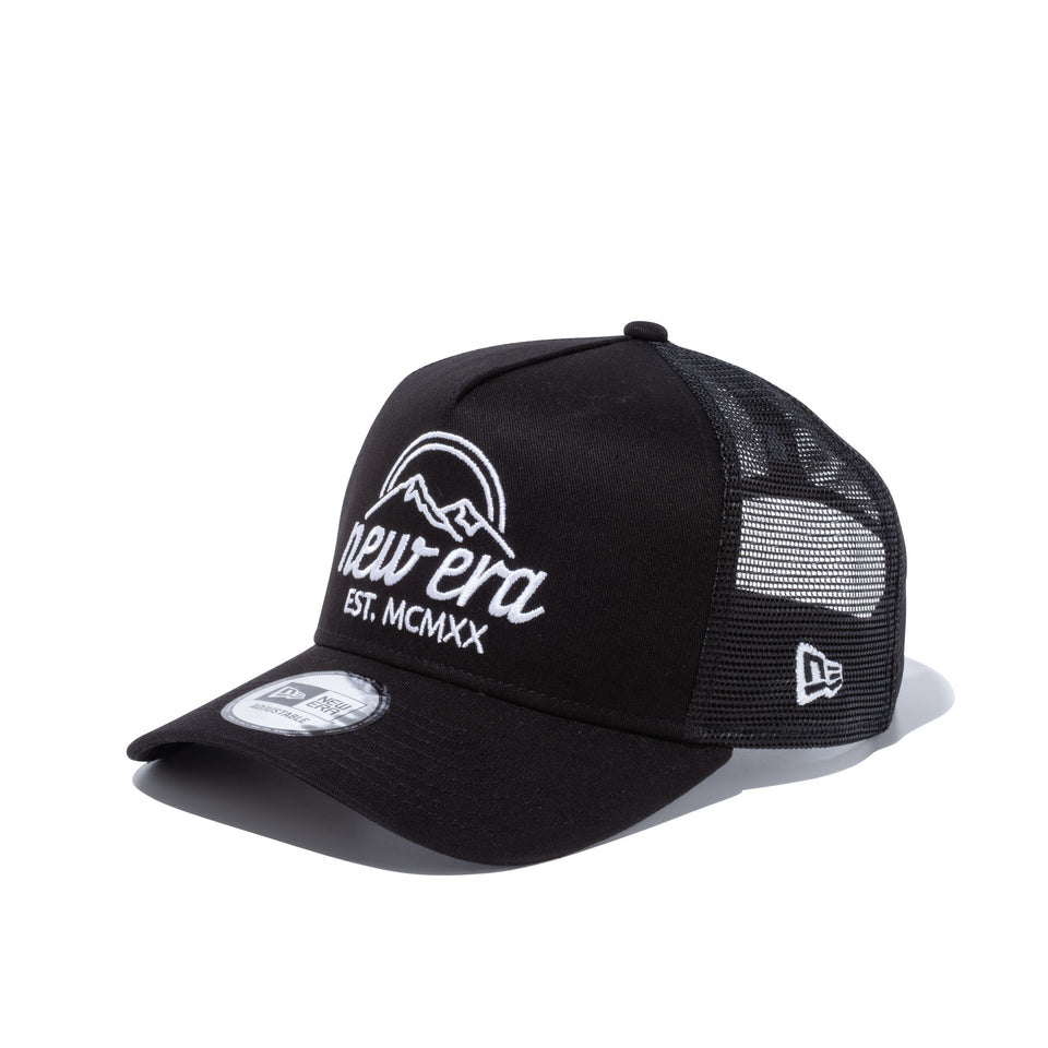 【ニューエラ アウトドア】 9FORTY A-Frame トラッカー ロッジサイドボード ブラック | NEW ERA ニューエラ公式オンラインストア