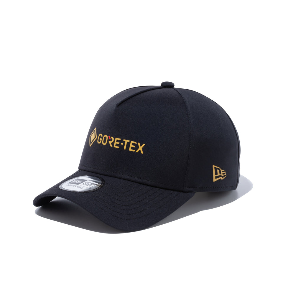 【ニューエラ アウトドア】 9FORTY A-Frame GORE-TEX PACLITE ゴアテックス ブラック × チェビオットゴールド | NEW ERA ニューエラ公式オンラインストア