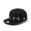 59FIFTY ディズニー ミッキーマウス ブラック オールオーバー  【ニューエラ アウトドア】