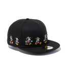 59FIFTY ディズニー ミッキーマウス ブラック オールオーバー  【ニューエラ アウトドア】