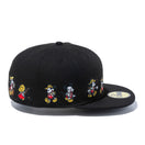 59FIFTY ディズニー ミッキーマウス ブラック オールオーバー  【ニューエラ アウトドア】