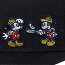 59FIFTY ディズニー ミッキーマウス ブラック オールオーバー  【ニューエラ アウトドア】