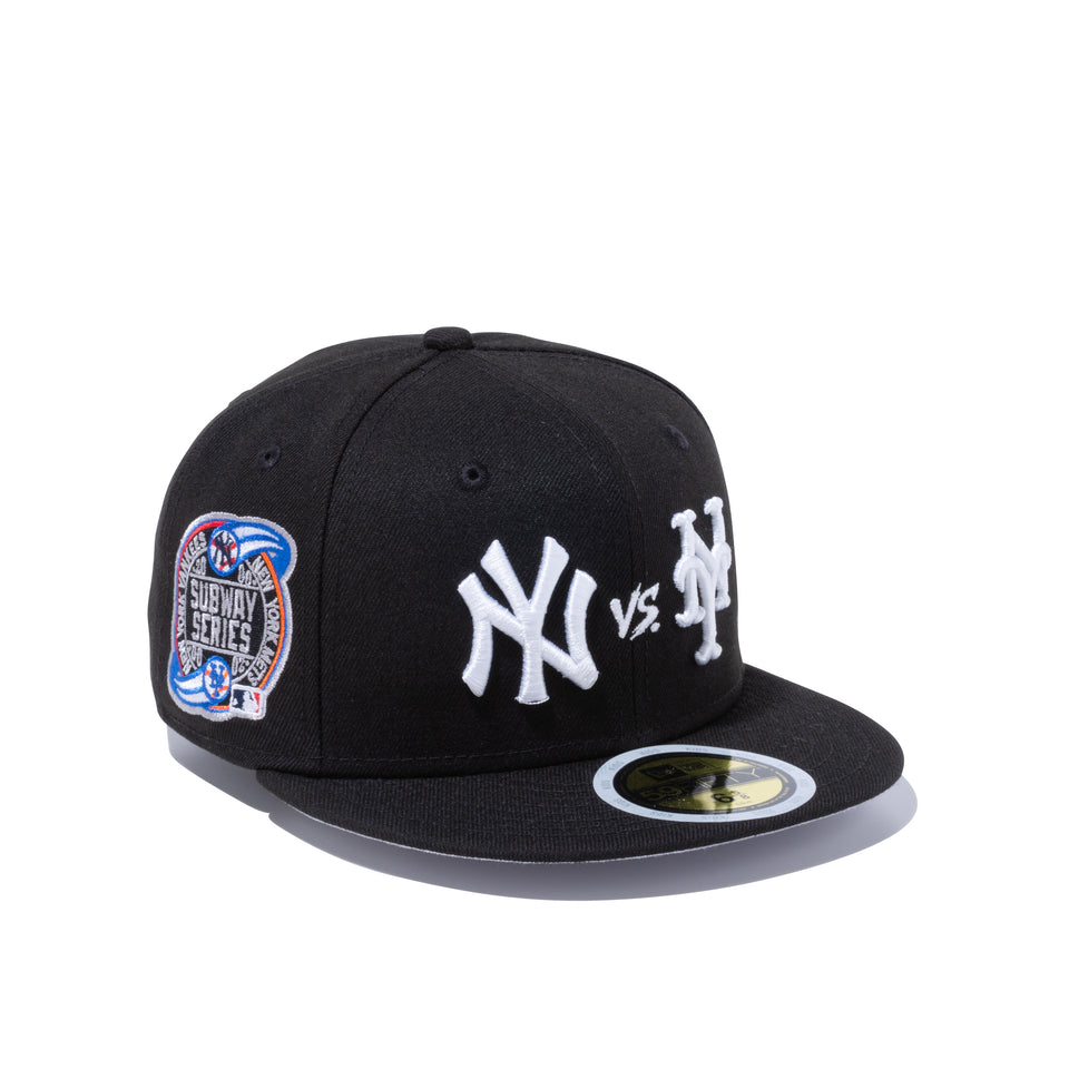 Kid's 59FIFTY サブウェイシリーズ ニューヨーク・ヤンキース / ニューヨーク・メッツ ブラック