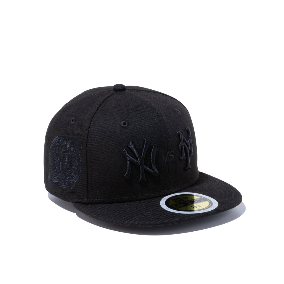 Kid's 59FIFTY サブウェイシリーズ ニューヨーク・ヤンキース / ニューヨーク・メッツ ブラック × ブラック