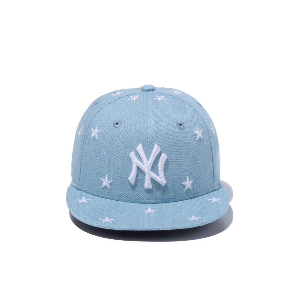 Child 9FIFTY ニューヨーク・ヤンキース スターズ ウォッシュドデニム