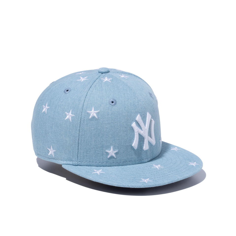 Child 9FIFTY ニューヨーク・ヤンキース スターズ ウォッシュドデニム