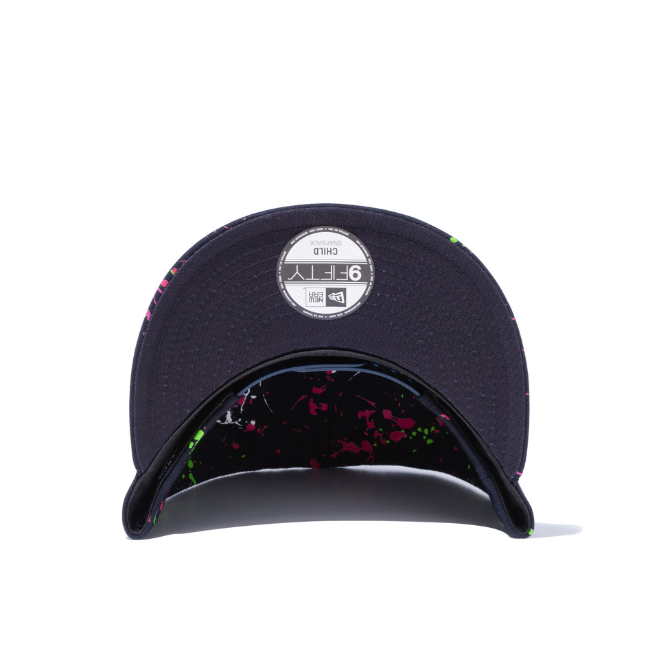Child 9FIFTY スプラッシュペイント ニューヨーク・ヤンキース ネイビー
