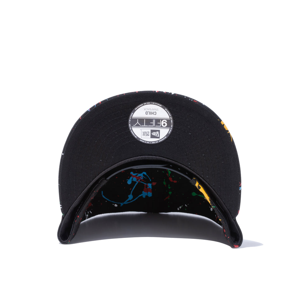 Child 9FIFTY スプラッシュペイント ニューヨーク・ヤンキース ブラック