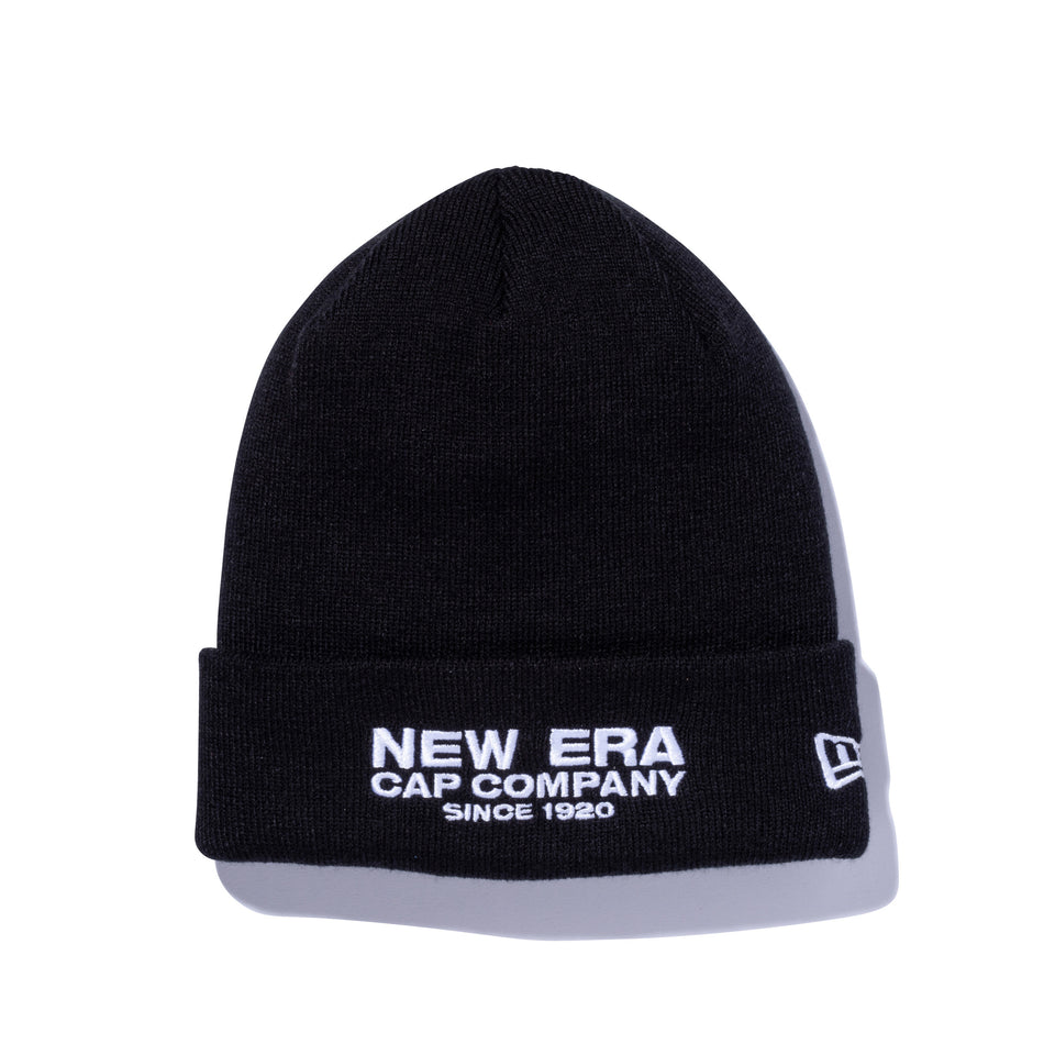 ベーシックカフニット New Era Cap Company Since 1920 ブラック