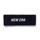 ヘッドバンド ニットヘアバンド NEW ERA ミッドロゴ ブラック
