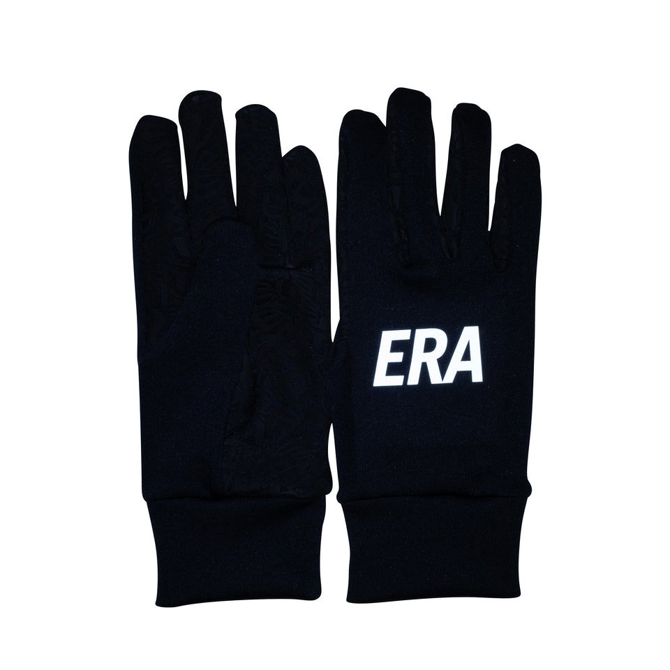 フリース ウォーマーグローブ NEW ERA ブラック × リフレクトホワイト