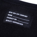 フリース ネックウォーマー ロング NEW ERA CAP COMPANY ブラック × ホワイト