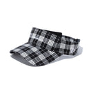 【ゴルフ】 Women's サンバイザー タータン new era モノクロチェック