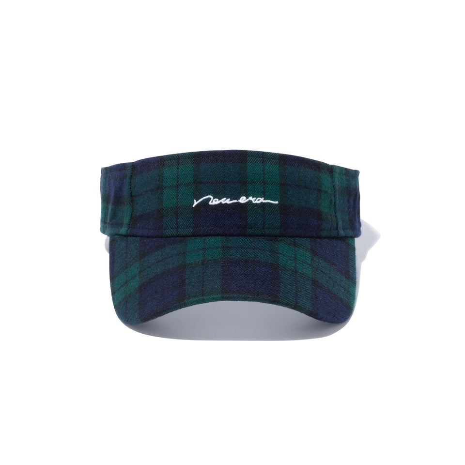 【ゴルフ】 Women's サンバイザー タータン new era ブラックウォッチ