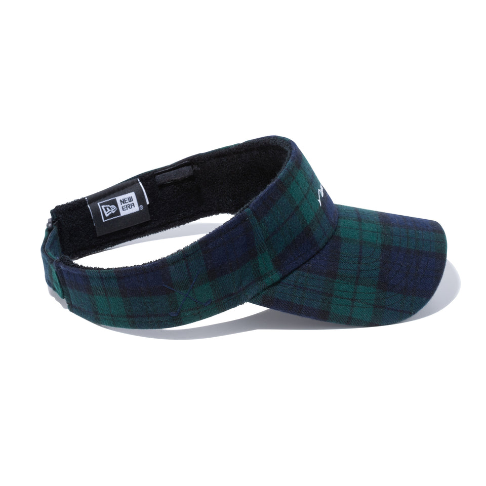 【ゴルフ】 Women's サンバイザー タータン new era ブラックウォッチ