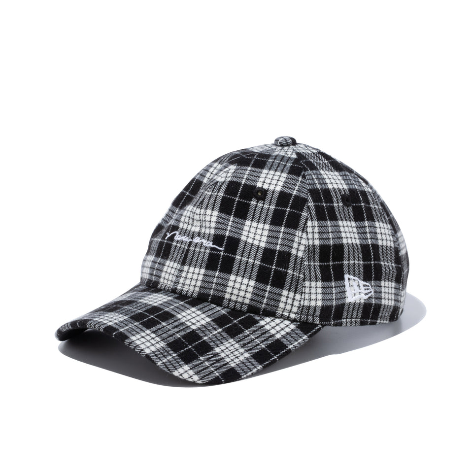 【ゴルフ】 Women's 9TWENTY イージースナップ タータン new era モノクロチェック