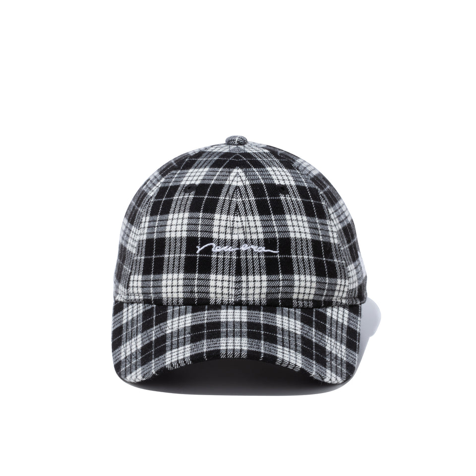 【ゴルフ】 Women's 9TWENTY イージースナップ タータン new era モノクロチェック