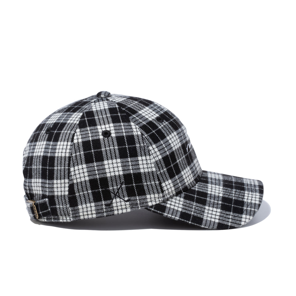 【ゴルフ】 Women's 9TWENTY イージースナップ タータン new era モノクロチェック