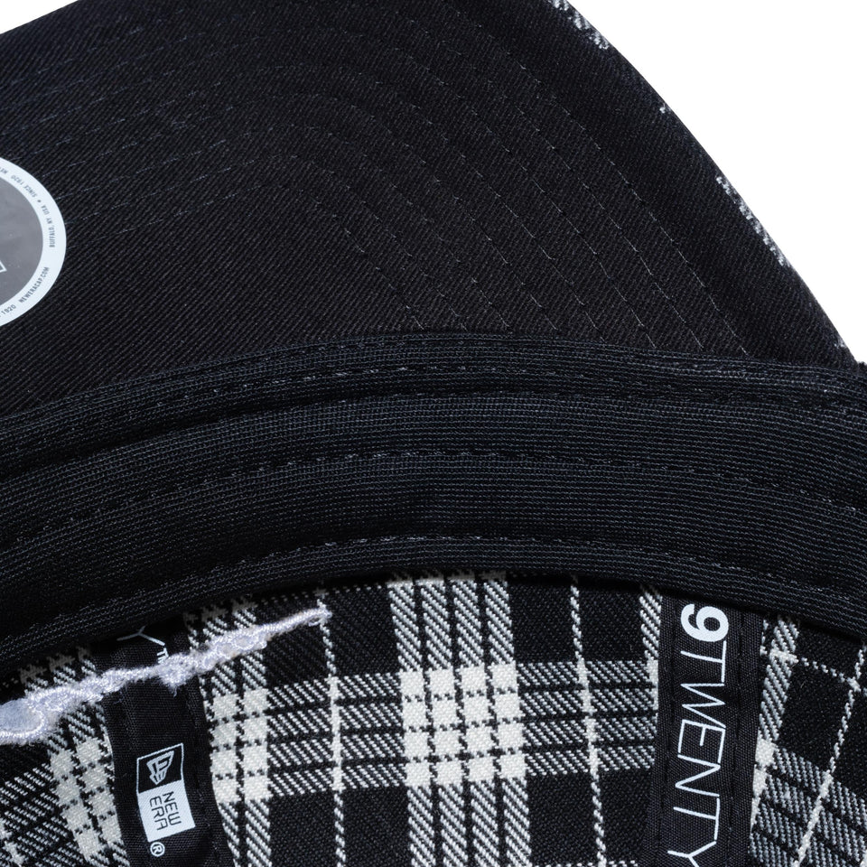 【ゴルフ】 Women's 9TWENTY イージースナップ タータン new era モノクロチェック