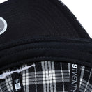 【ゴルフ】 Women's 9TWENTY イージースナップ タータン new era モノクロチェック