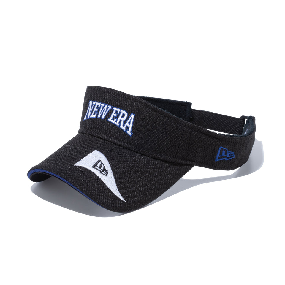 【ゴルフ】 サンバイザー ダイアモンドエラ ピンフラッグロゴ ブラック | NEW ERA ニューエラ公式オンラインストア