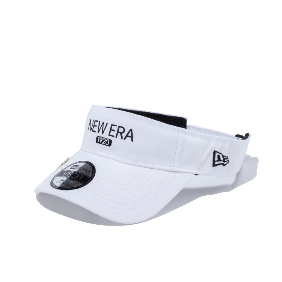 【ゴルフ】 サンバイザー On Par ストレッチコットンウォッシャブル NEW ERA 1920 ホワイト
