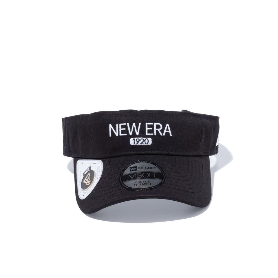 【ゴルフ】 サンバイザー On Par ストレッチコットンウォッシャブル NEW ERA 1920 ブラック