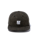 【ゴルフ】 9FIFTY Original Fit ネップツイード スクエアニューエラ カーキヘリンボーン
