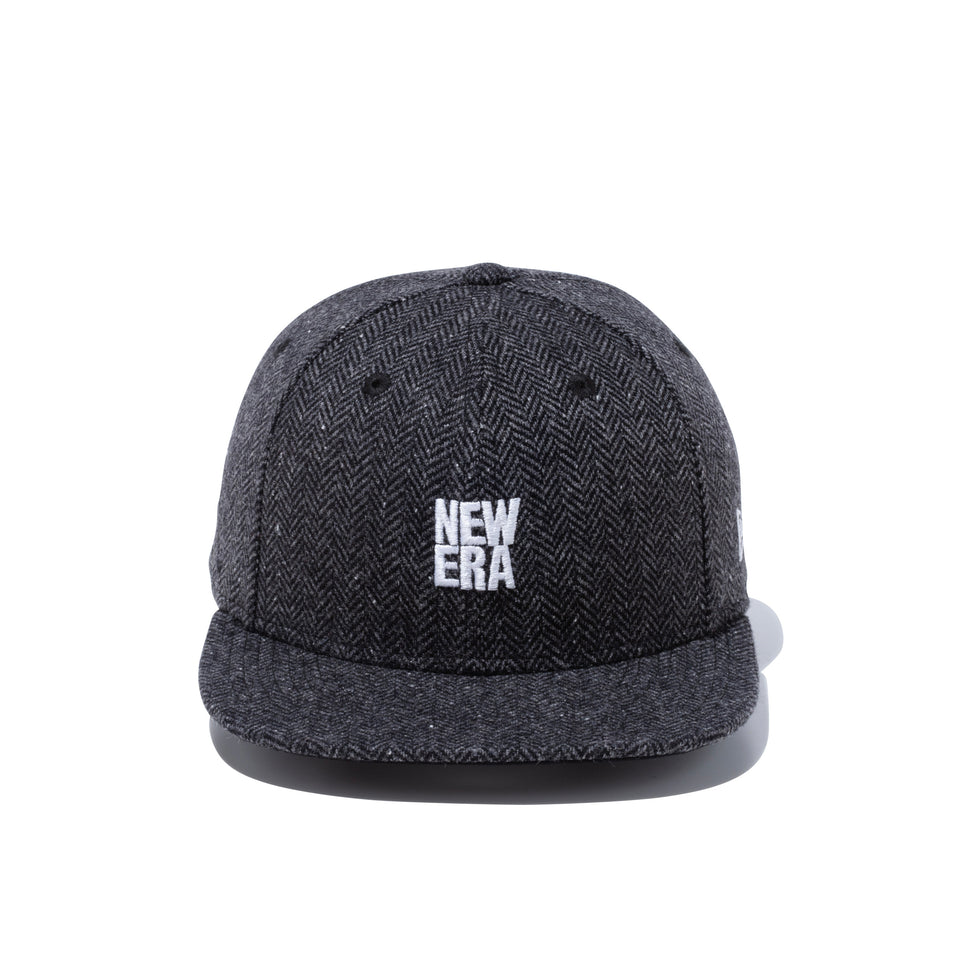 【ゴルフ】 9FIFTY Original Fit ネップツイード スクエアニューエラ ブラックヘリンボーン