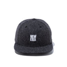 【ゴルフ】 9FIFTY Original Fit ネップツイード スクエアニューエラ ブラックヘリンボーン