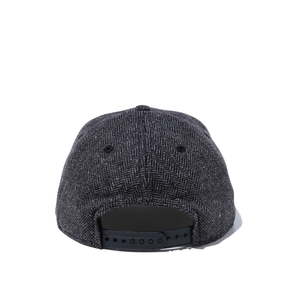 【ゴルフ】 9FIFTY Original Fit ネップツイード スクエアニューエラ ブラックヘリンボーン
