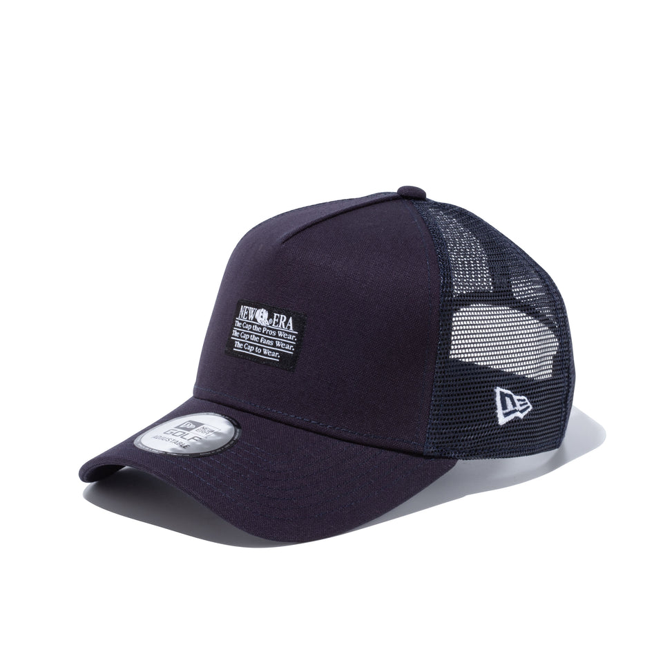【ゴルフ】 9FORTY A-Frame トラッカー ダックキャンバス ネームパッチ ネイビー | NEW ERA ニューエラ公式オンラインストア