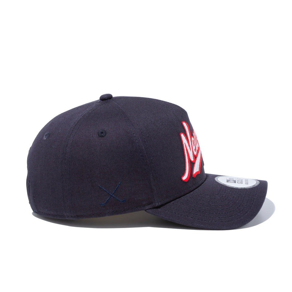 【ゴルフ】 9FORTY A-Frame スクリプトロゴ New Era 1920 ネイビー