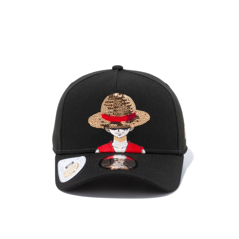 【ゴルフ】 9FORTY A-Frame On Par ONE PIECE ワンピース モンキー・D・ルフィ スパンコール ブラック