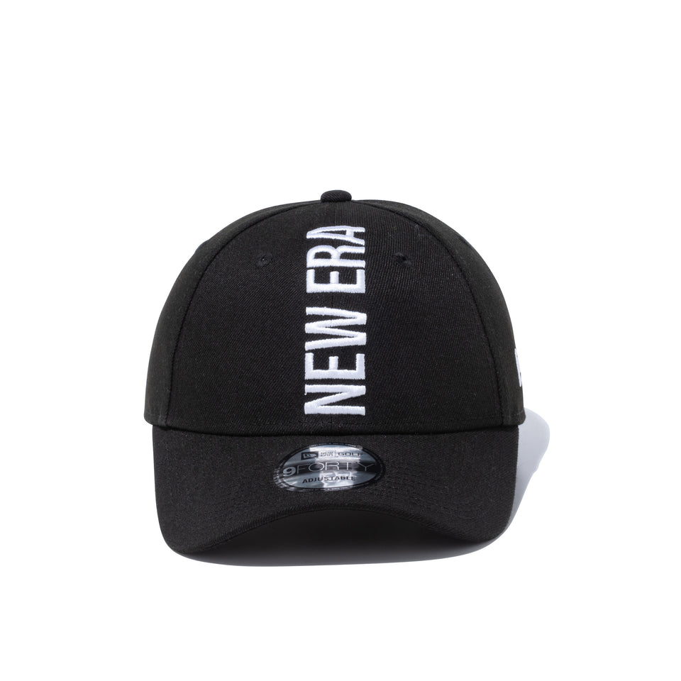 【ゴルフ】 9FORTY バーチカルロゴ NEW ERA ブラック
