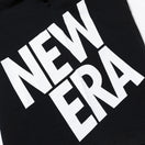 半袖 コットン Tシャツ ズームアップニューエラ ブラック × ホワイト リラックスフィット