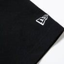 オーバーサイズド 半袖 コットン Tシャツ フラッグロゴ ブラック × ブラック