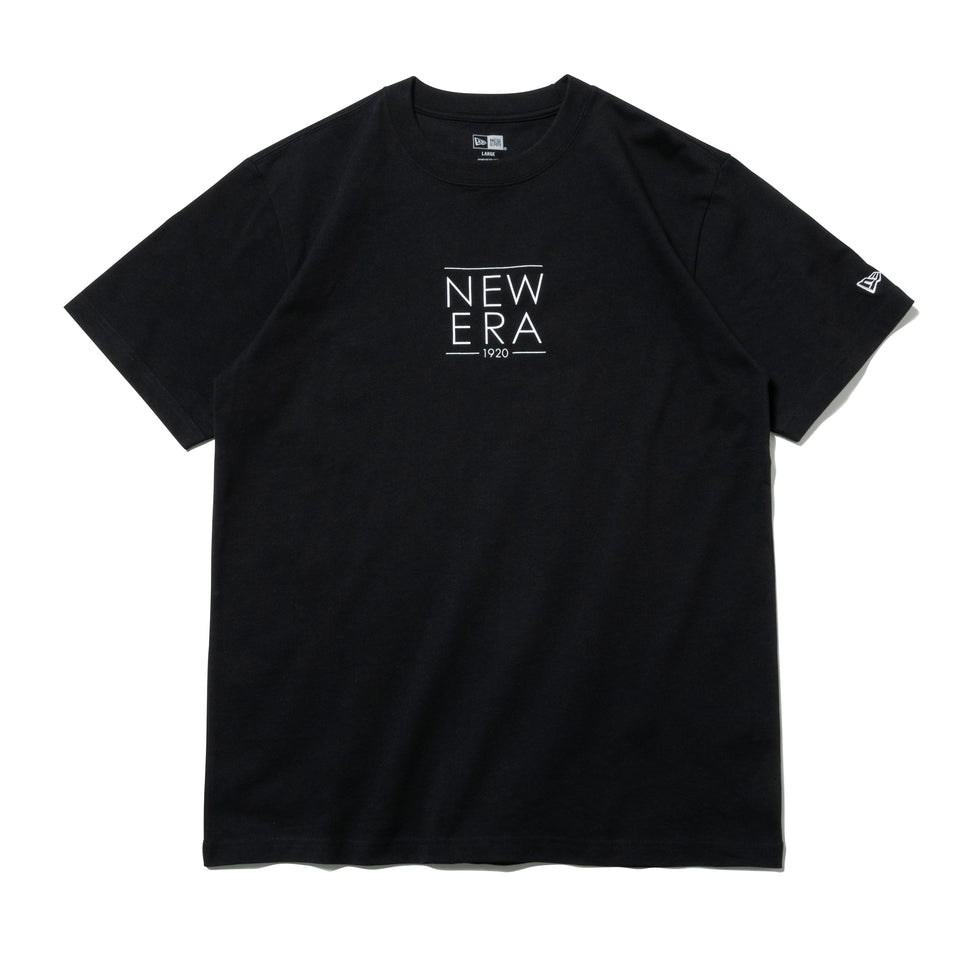 半袖 コットン Tシャツ New Era 1920 ブラック レギュラーフィット