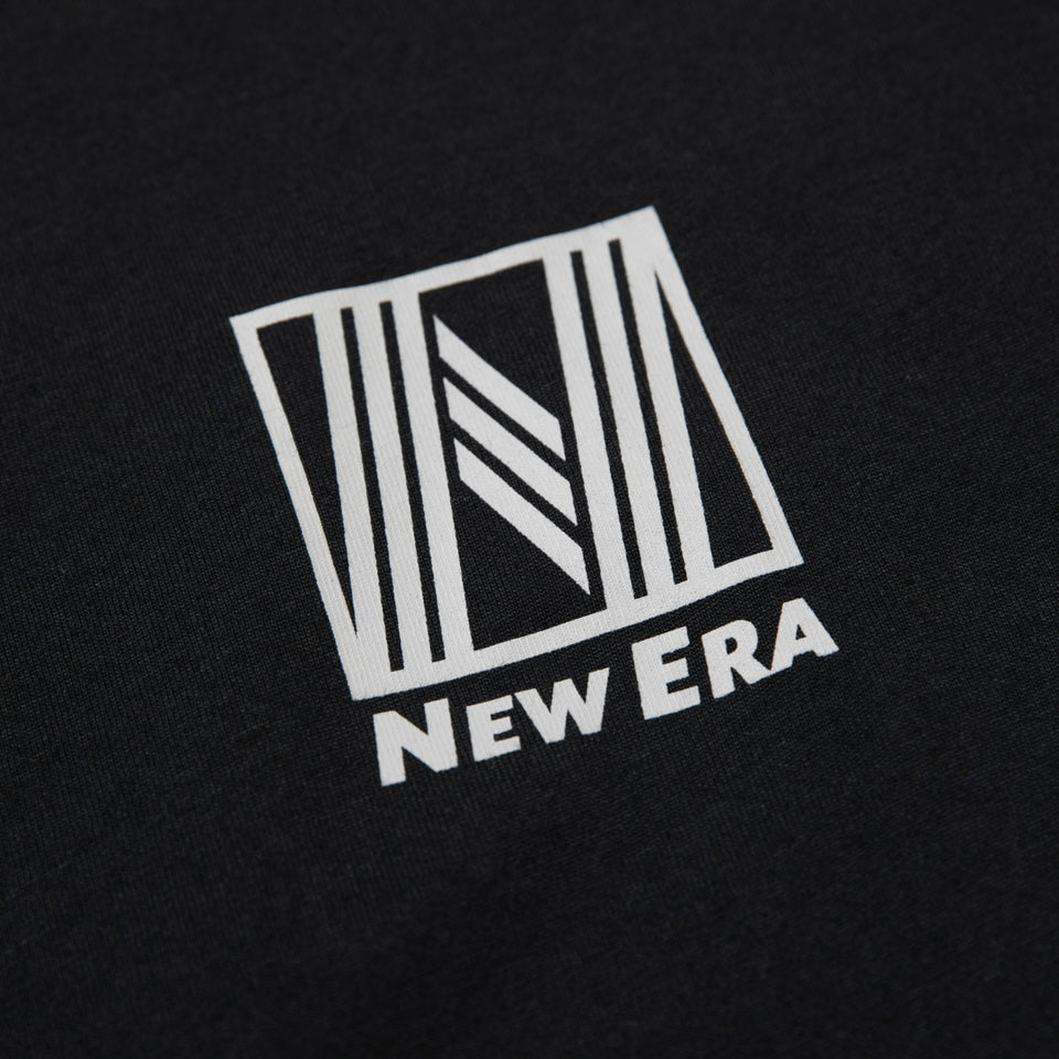 半袖 コットン Tシャツ Nストライプ ブラック × ホワイト レギュラーフィット
