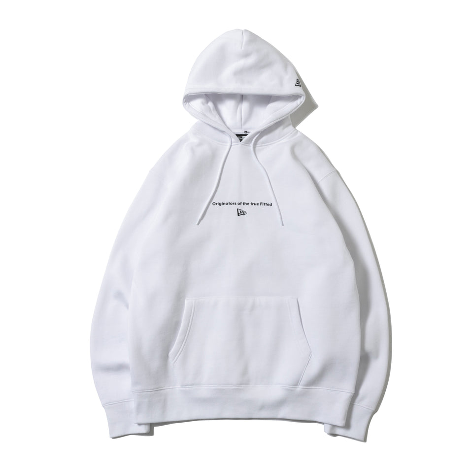 裏起毛 スウェット プルオーバーフーディー Originators of the True Fitted ホワイト
