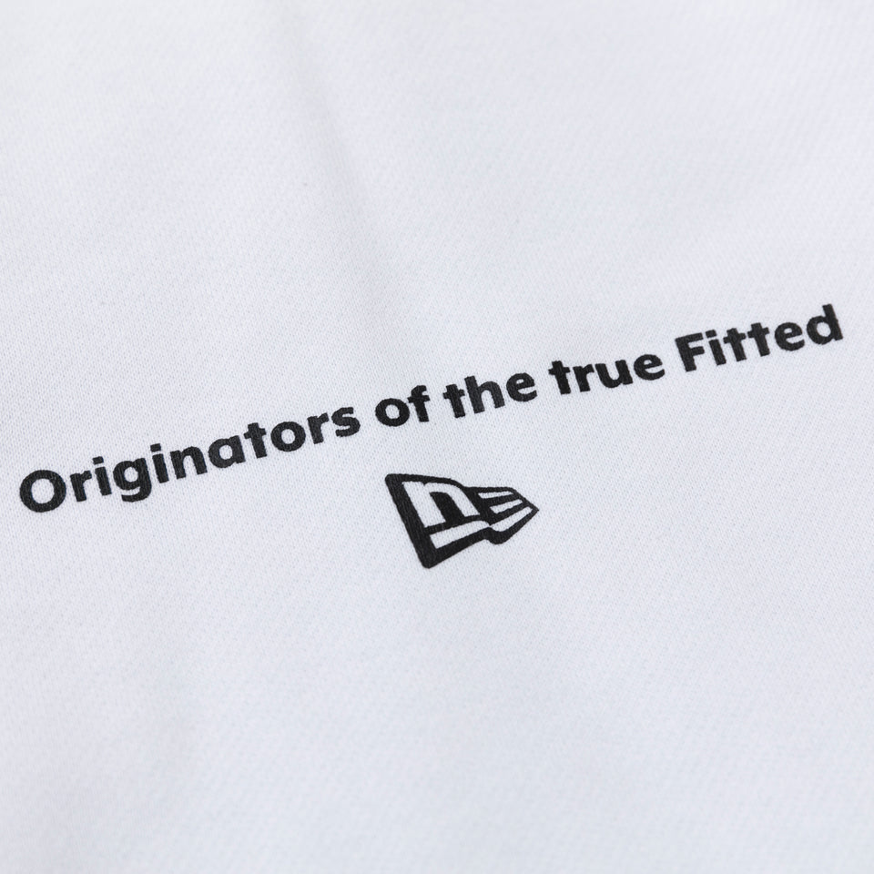 裏起毛 スウェット プルオーバーフーディー Originators of the True Fitted ホワイト